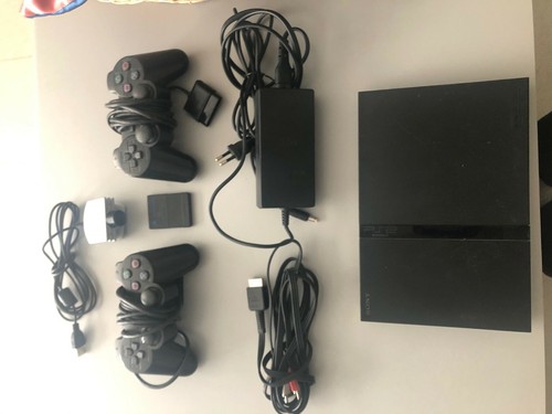 Ps2 slim console play - console, station